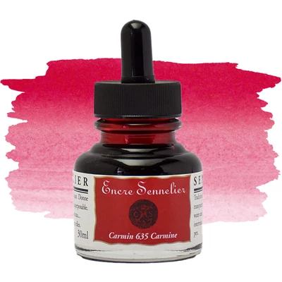 Kresliaci tuš Sennelier, 30 ml - 635, carmine
