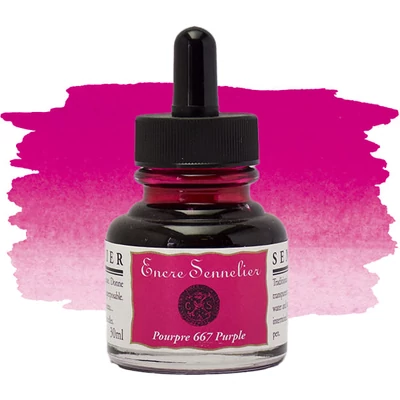 Kresliaci tuš Sennelier, 30 ml - 667, purple