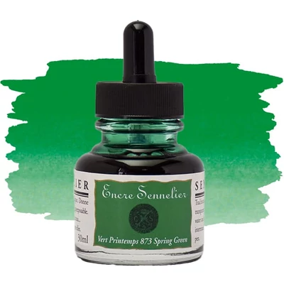 Kresliaci tuš Sennelier, 30 ml - 873, spring green