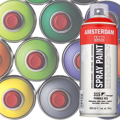 Akrylová farba v spreji na vodnej báze Talens Amsterdam, 400 ml - v rôznych farbách