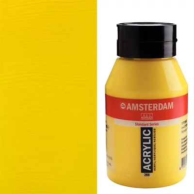 Akrylová farba Talens Amsterdam, 1000 ml - 268, azo yellow light