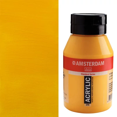 Akrylová farba Talens Amsterdam, 1000 ml - 270, azo yellow deep
