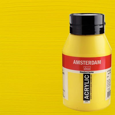 Akrylová farba Talens Amsterdam, 1000 ml - 275, primary yellow
