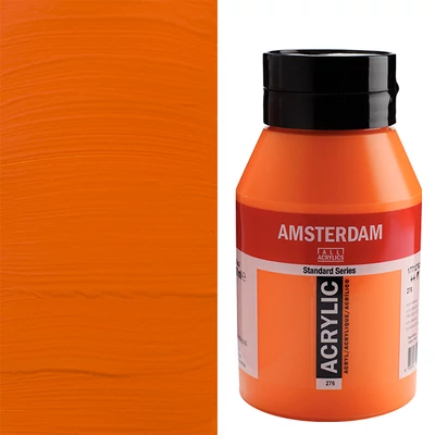 Akrylová farba Talens Amsterdam, 1000 ml - 276, azo orange