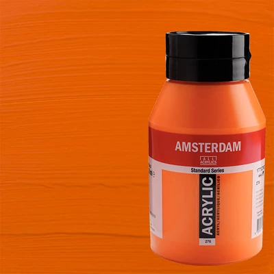 Akrylová farba Talens Amsterdam, 1000 ml - 276, azo orange