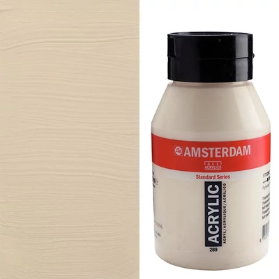 Akrylová farba Talens Amsterdam, 1000 ml - 289, titanium buff light