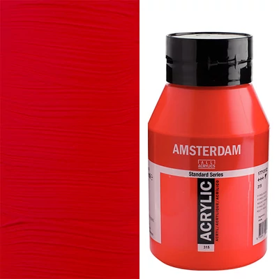 Akrylová farba Talens Amsterdam, 1000 ml - 315, pyrrole red