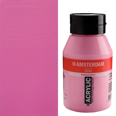 Akrylová farba Talens Amsterdam, 1000 ml - 385, quinacridone rose light