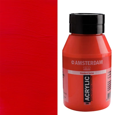 Akrylová farba Talens Amsterdam, 1000 ml - 396, naphthol red medium