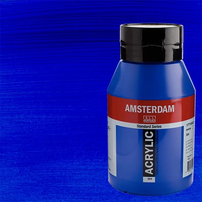 Akrylová farba Talens Amsterdam, 1000 ml - 504, ultramarine