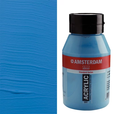 Akrylová farba Talens Amsterdam, 1000 ml - 517, king's blue
