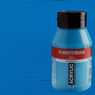 Akrylová farba Talens Amsterdam, 1000 ml - 564, brilliant blue