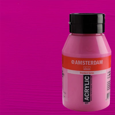 Akrylová farba Talens Amsterdam, 1000 ml - 577, permanent red violet light