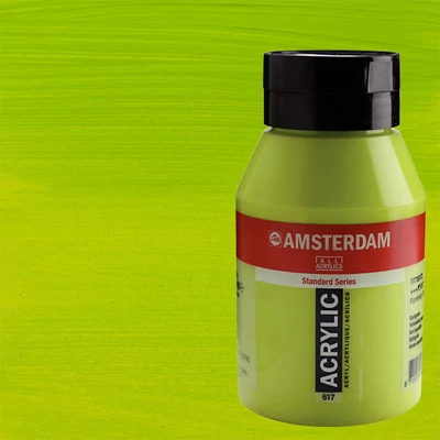 Akrylová farba Talens Amsterdam, 1000 ml - 617, yellow green