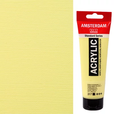 Akrylová farba Talens Amsterdam, 120 ml - 217, permanent lemon yellow light