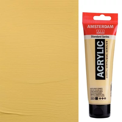 Akrylová farba Talens Amsterdam, 120 ml - 223, naples yellow deep