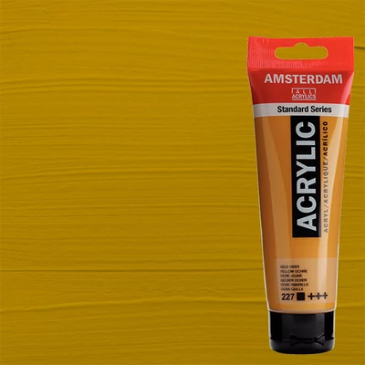 Akrylová farba Talens Amsterdam, 120 ml - 227, yellow ochre