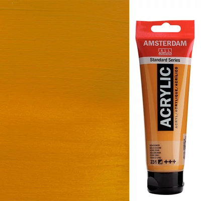Akrylová farba Talens Amsterdam, 120 ml - 231, gold ochre