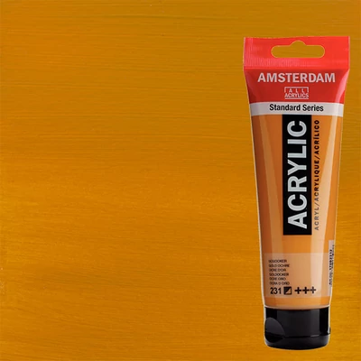 Akrylová farba Talens Amsterdam, 120 ml - 231, gold ochre