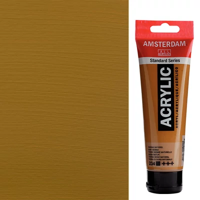 Akrylová farba Talens Amsterdam, 120 ml - 234, raw sienna