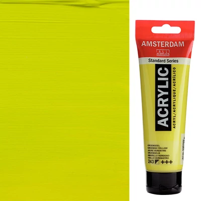 Akrylová farba Talens Amsterdam, 120 ml - 243, green yellow