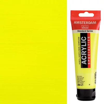 Akrylová farba Talens Amsterdam, 120 ml - 256, reflex yellow