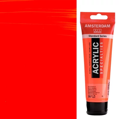 Akrylová farba Talens Amsterdam, 120 ml - 257, reflex orange