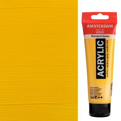 Akrylová farba Talens Amsterdam, 120 ml - 269, azo yellow medium