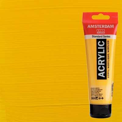 Akrylová farba Talens Amsterdam, 120 ml - 269, azo yellow medium