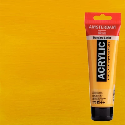 Akrylová farba Talens Amsterdam, 120 ml - 270, azo yellow deep