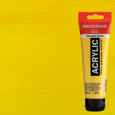 Akrylová farba Talens Amsterdam, 120 ml - 272, transparent yellow medium