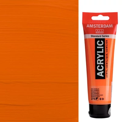 Akrylová farba Talens Amsterdam, 120 ml - 276, azo orange