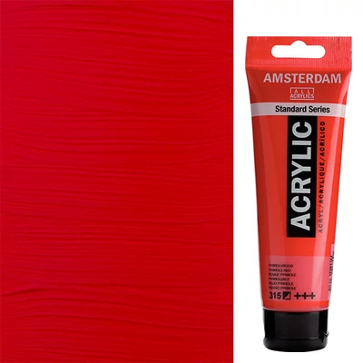 Akrylová farba Talens Amsterdam,, 120 ml - 315, pyrrole red