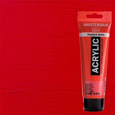 Akrylová farba Talens Amsterdam,, 120 ml - 315, pyrrole red