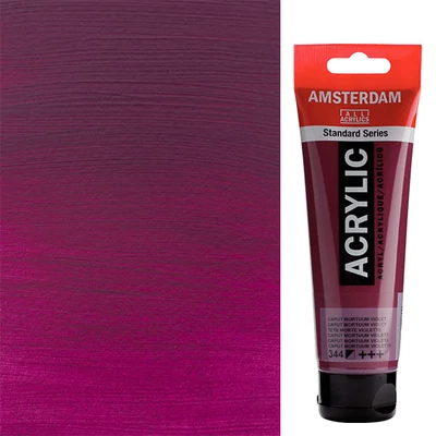 Akrylová farba Talens Amsterdam, 120 ml - 344, caput mortuum violet