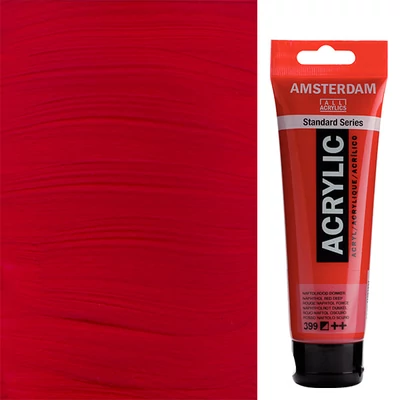 Akrylová farba Talens Amsterdam, 120 ml - 399, naphthol red deep