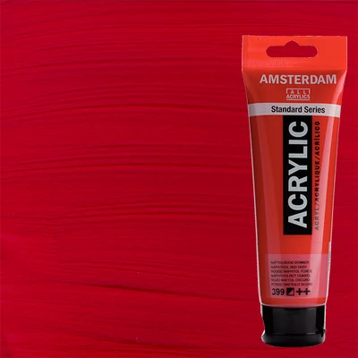 Akrylová farba Talens Amsterdam, 120 ml - 399, naphthol red deep