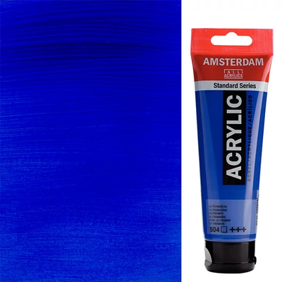 Akrylová farba Talens Amsterdam, 120 ml - 504, ultramarine