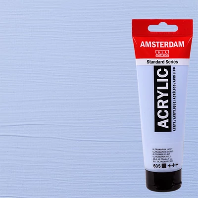 Akrylová farba Talens Amsterdam, 120 ml - 505, ultramarine light