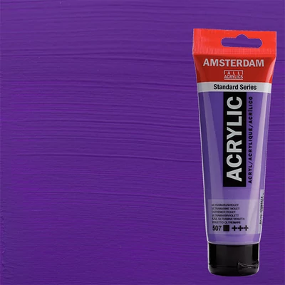 Akrylová farba Talens Amsterdam, 120 ml - 507, ultramarine violet