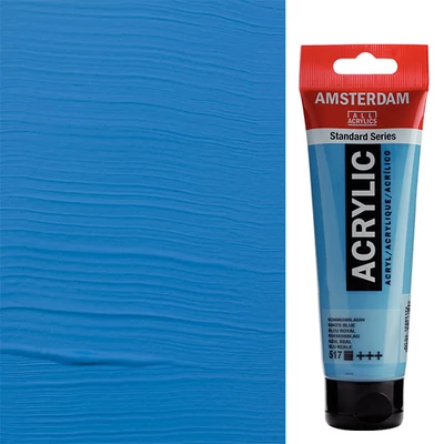 Akrylová farba Talens Amsterdam, 120 ml - 517, king's blue