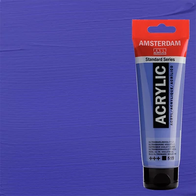 Akrylová farba Talens Amsterdam, 120 ml - 519, ultramarine violet light