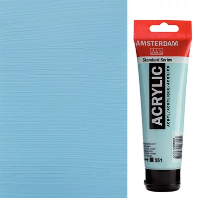 Akrylová farba Talens Amsterdam, 120 ml - 551, sky blue light