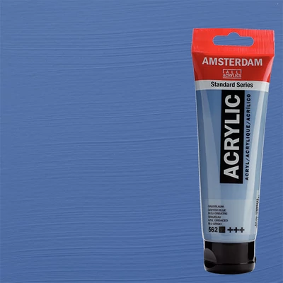 Akrylová farba Talens Amsterdam, 120 ml - 562, grey blue