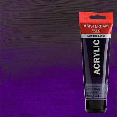 Akrylová farba Talens Amsterdam, 120 ml - 568, permanent blue violet