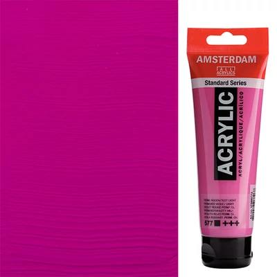 Akrylová farba Talens Amsterdam, 120 ml - 577, permanent red violet light
