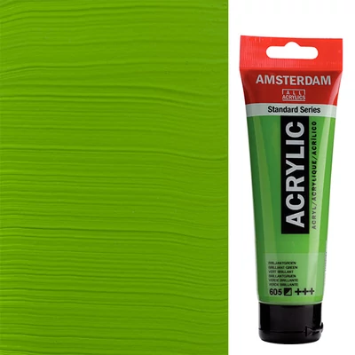 Akrylová farba Talens Amsterdam, 120 ml - 605, brilliant green