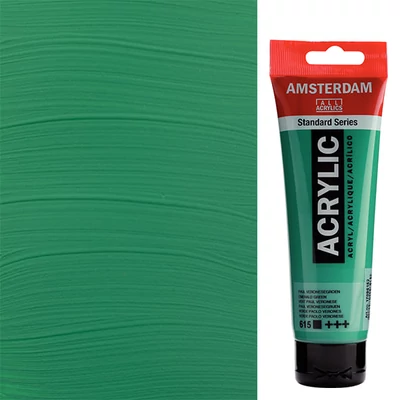 Akrylová farba Talens Amsterdam, 120 ml - 615, emerald green