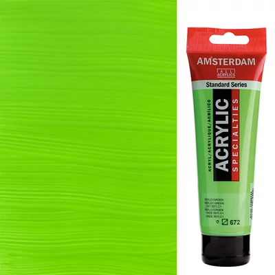 Akrylová farba Talens Amsterdam, 120 ml - 672, reflex green