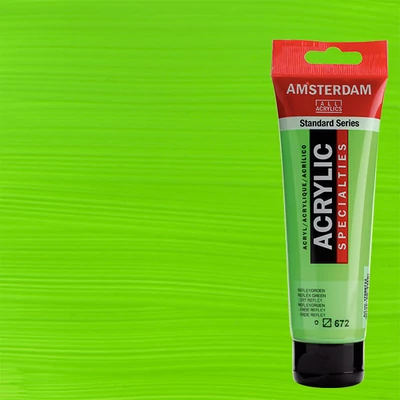 Akrylová farba Talens Amsterdam, 120 ml - 672, reflex green